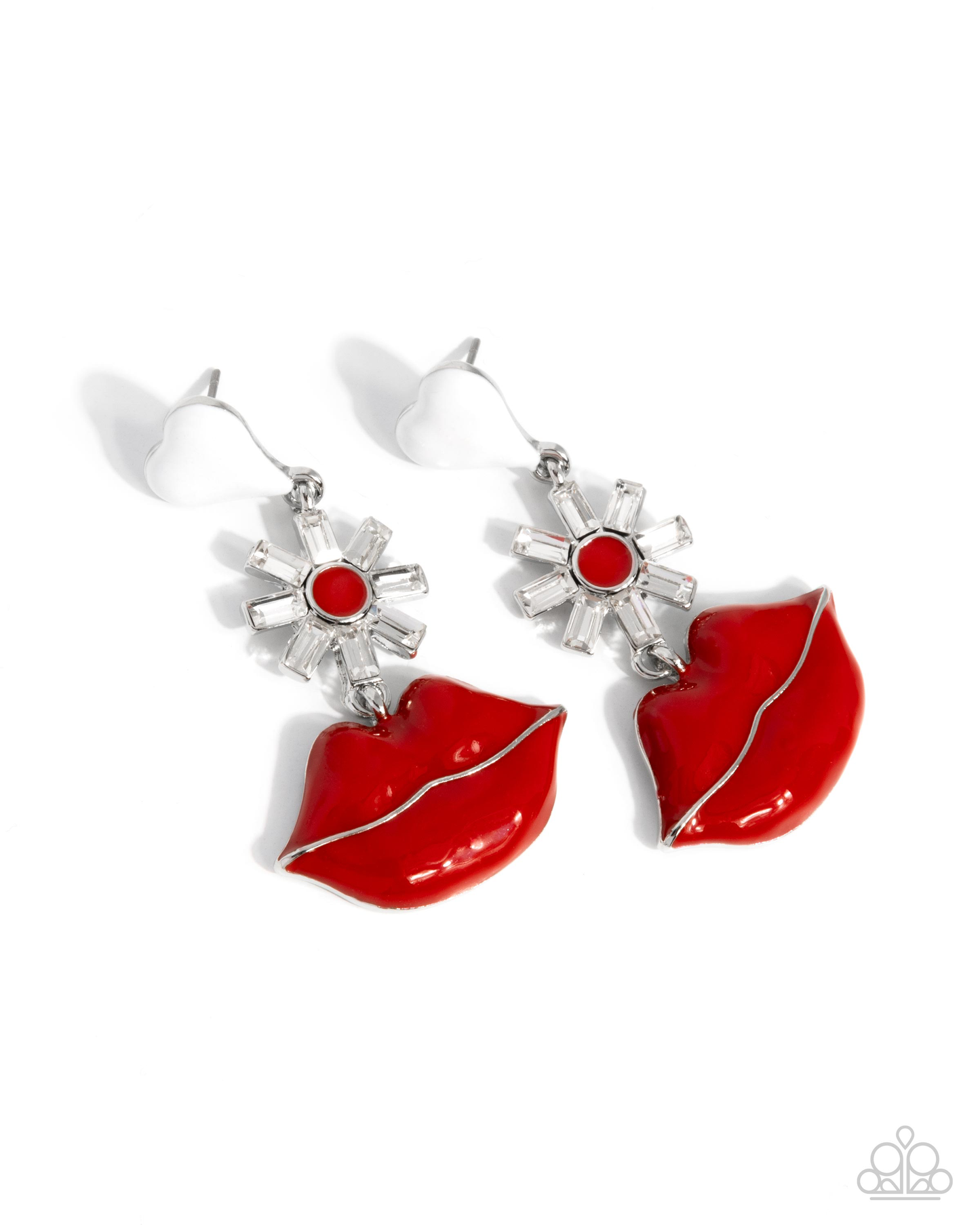 New Releases 1/2 Let Me Kiss You - Red earrings