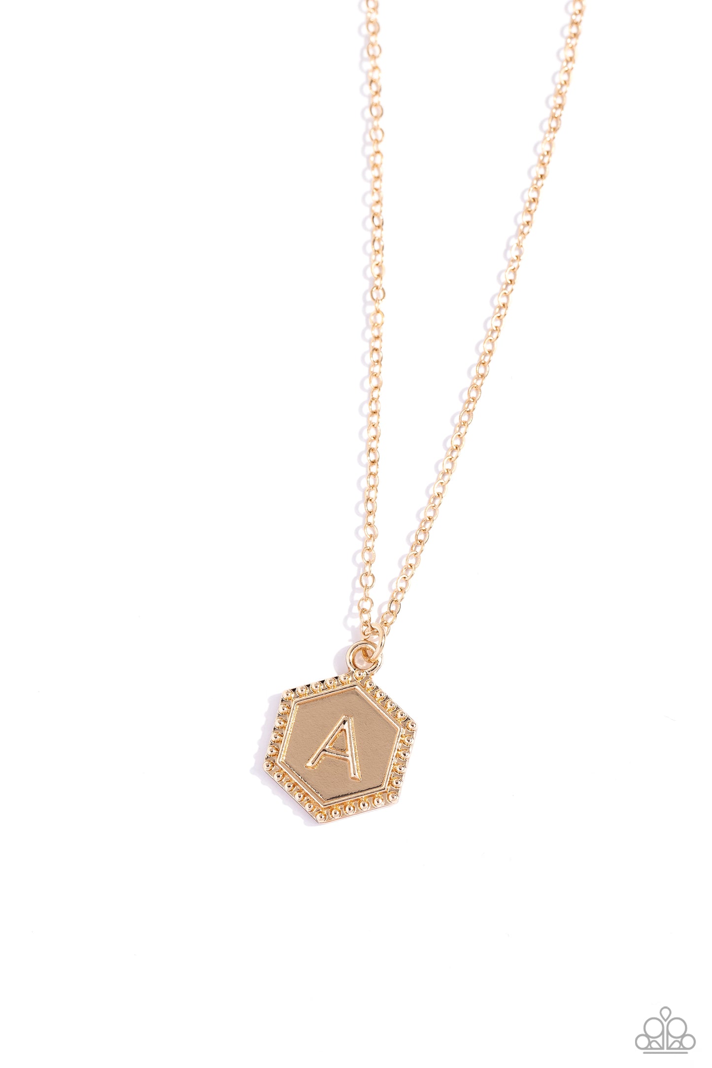 Emblematic Elegance - Gold - A Necklace