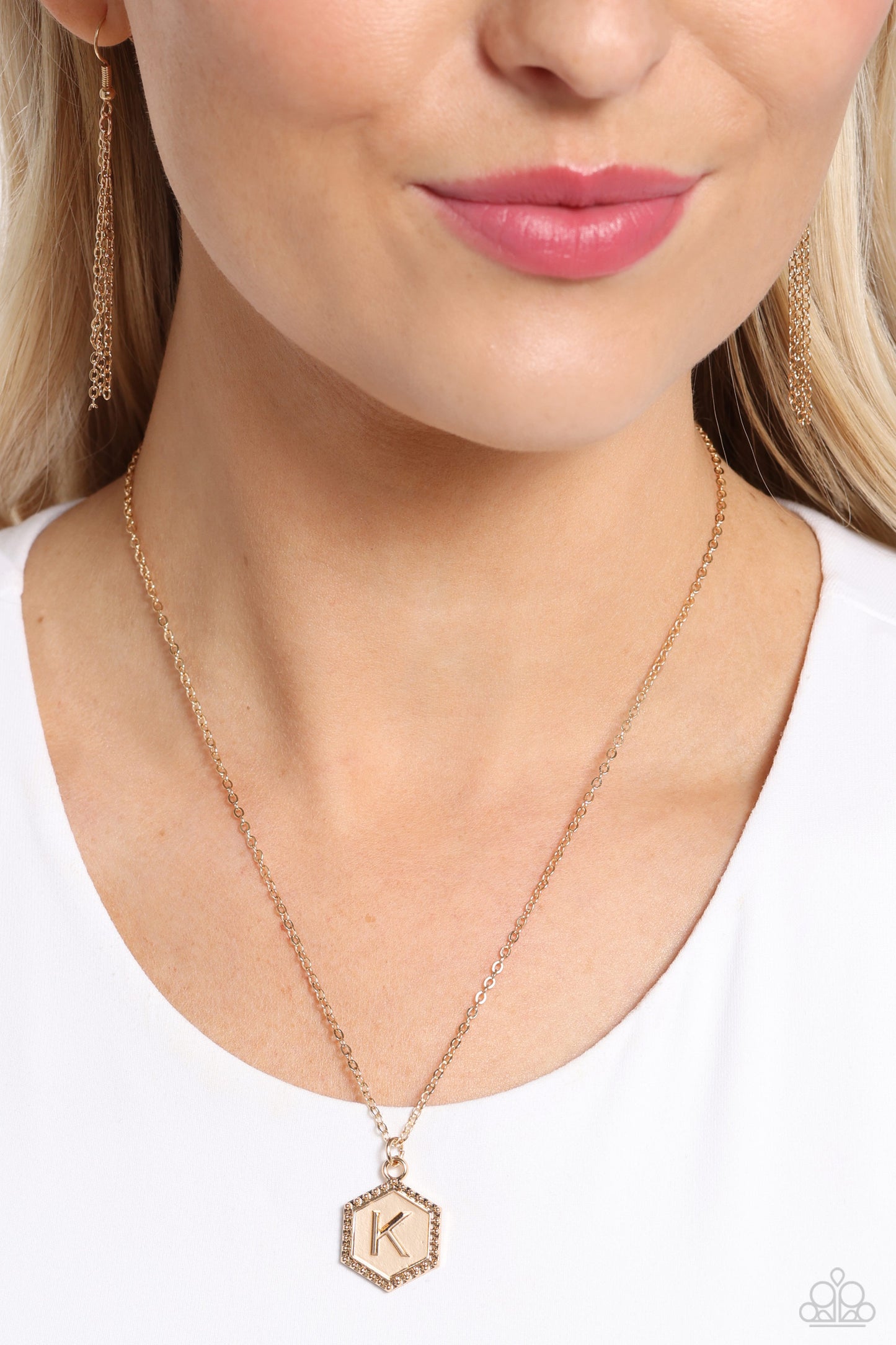 Emblematic Elegance - Gold - K Necklace