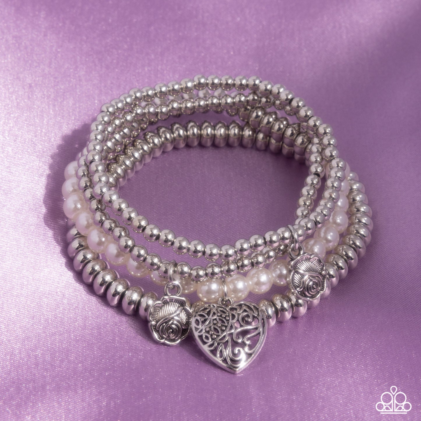 New Releases 10/9 Filigree Fairytale - White Bracelet