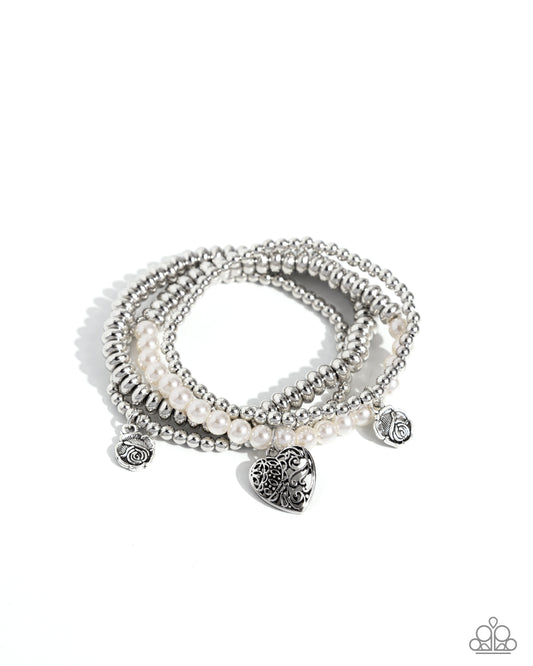 New Releases 10/9 Filigree Fairytale - White Bracelet