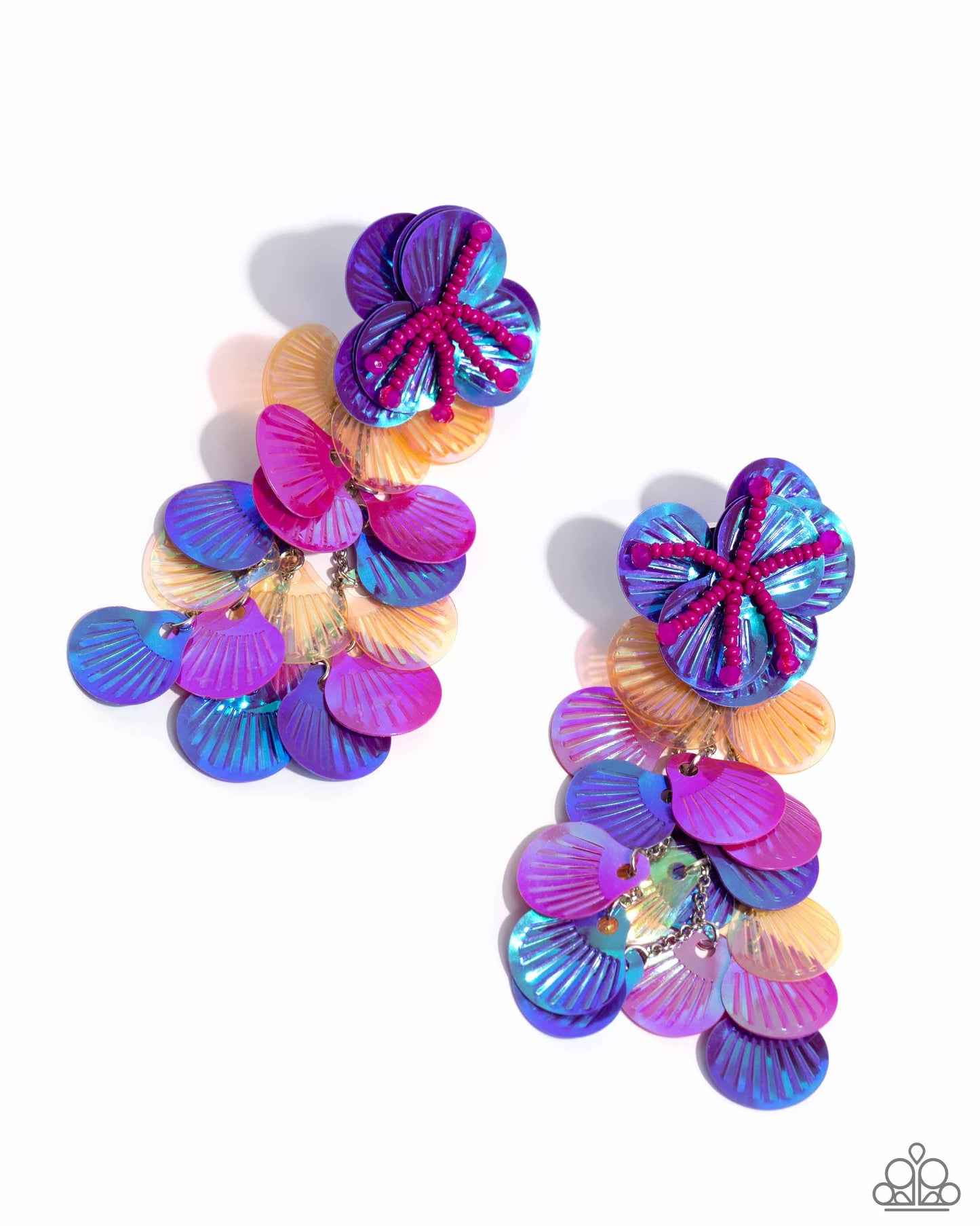 New Releases7/15 Under the Waves - Purple Post Earrings
