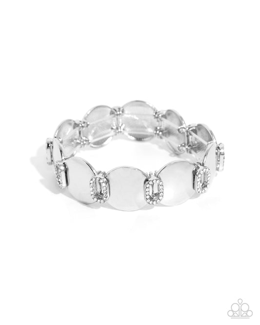 Shimmery Sneak Peek - White Bracelet