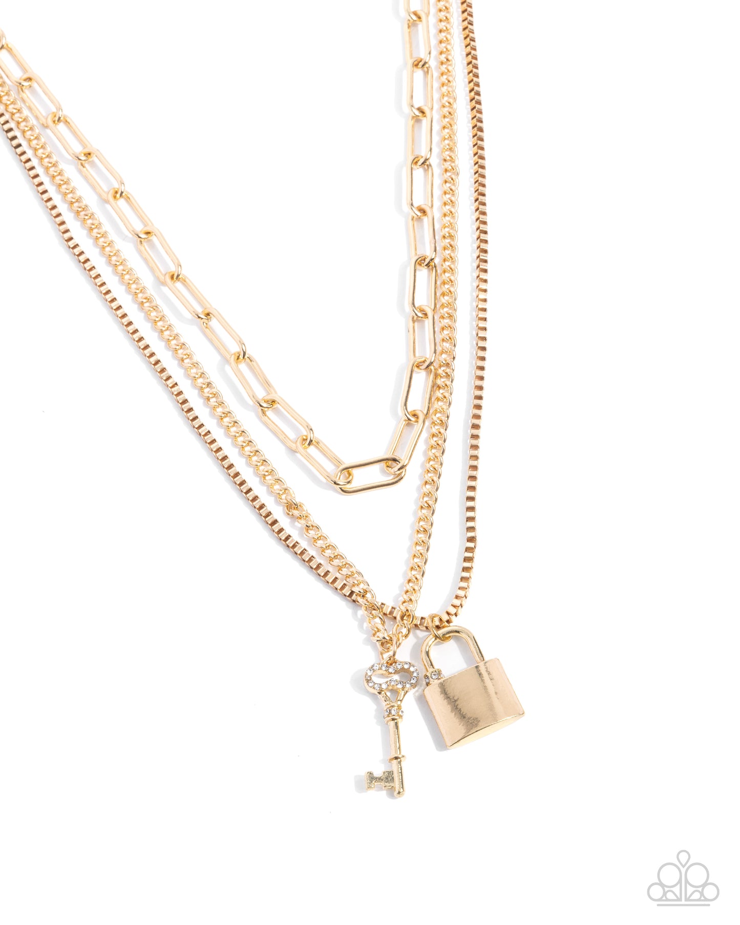 New Releases 10/15 LOCKS of Luck - Gold Necklace