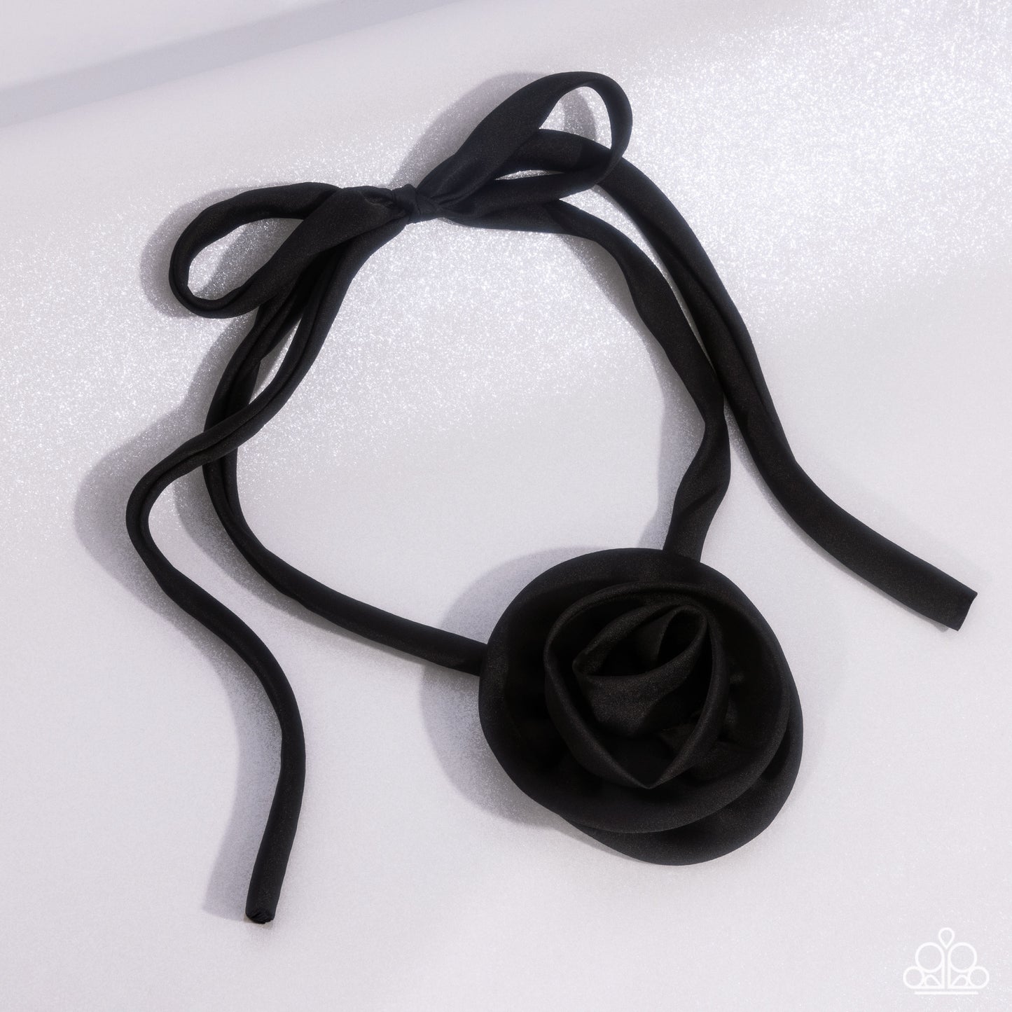 Rosette Reality - Black Choker Necklace