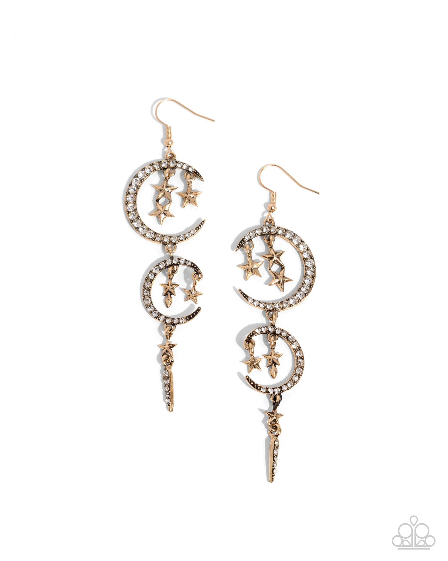 New Releases 10/12 Celestial Cascade - Gold Earrings