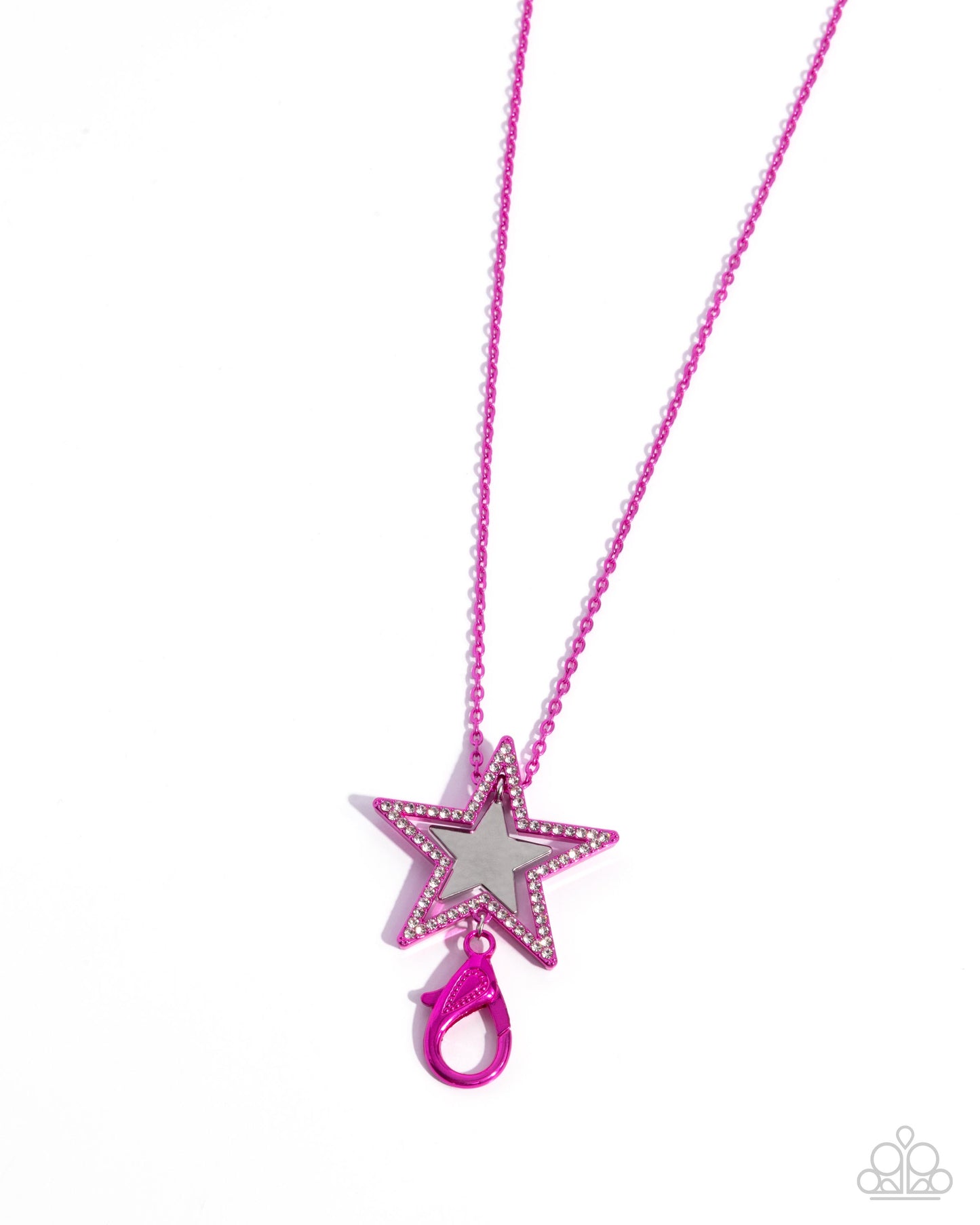 Stellar Search - Pink Lanyard Necklace