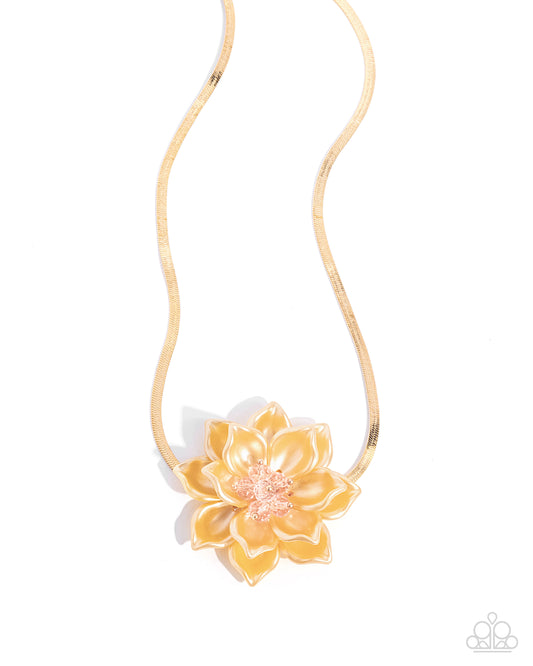 New Releases 10/15 Banquet Blossom - Yellow Necklace