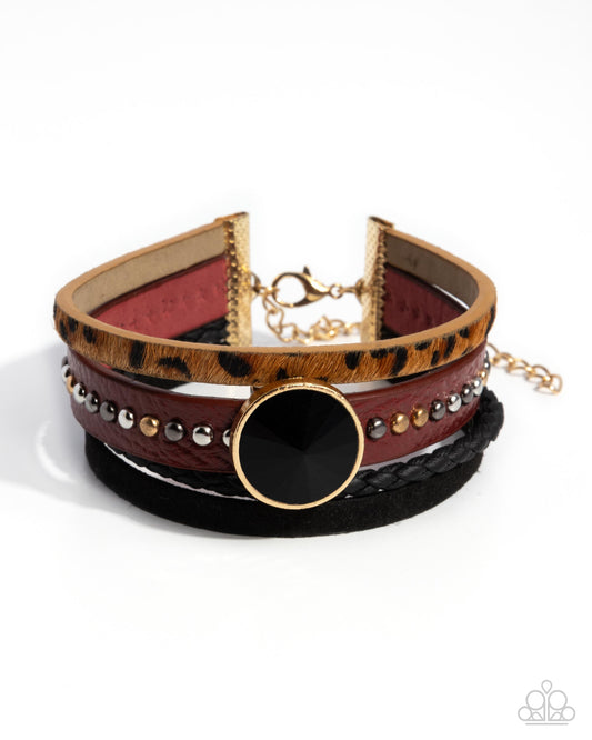 New Releases 10/19 Fair LEATHER - Red Bracelet