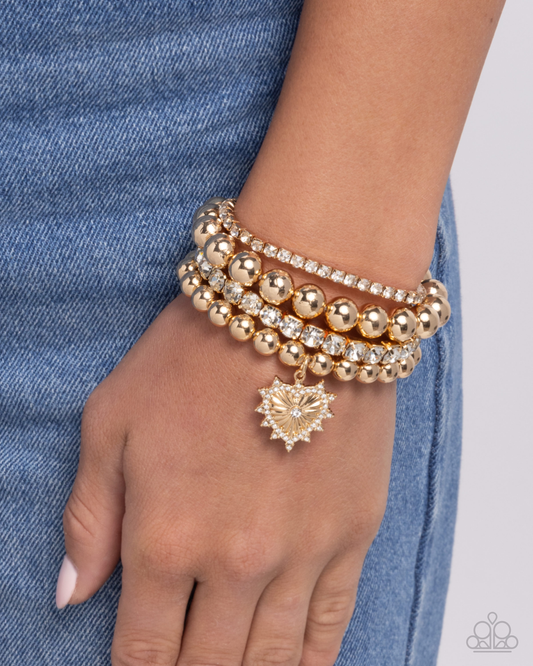New Releases 1/6 Excessive Elegance - Gold bracelet