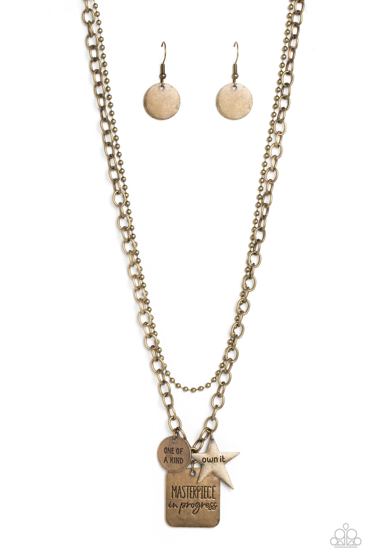 New Releases 11/9 Masterpiece in Progress - Brass Necklace