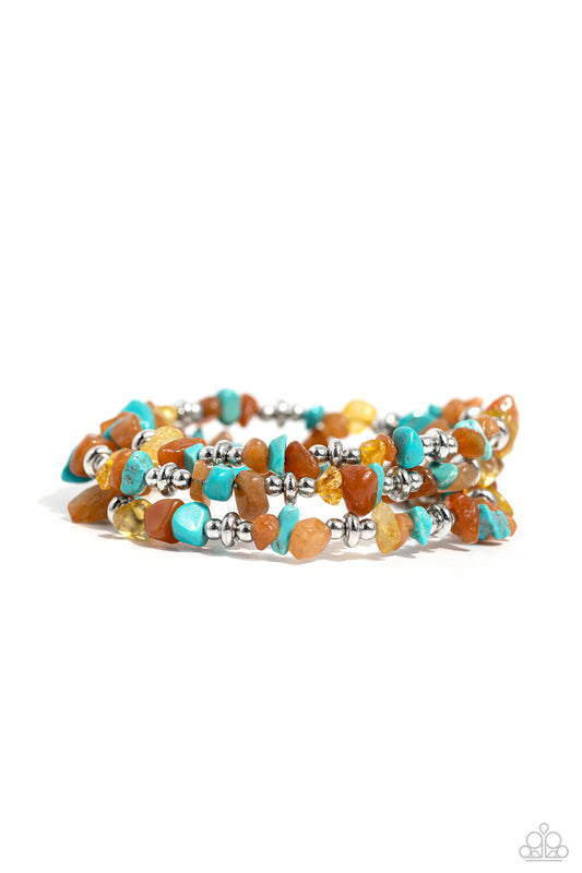 New Releases 7/26 Stacking Stones - Orange Bracelet